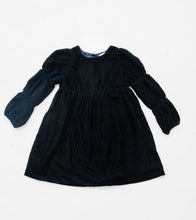 Nellystella Ottilie Velvet Dress in Navy - Size 6