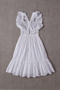 Nellystella Elina Dress in Bright White - Size 3