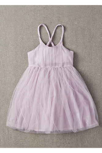 Nellystella Peach Dress in Lavender Fog - Size 2